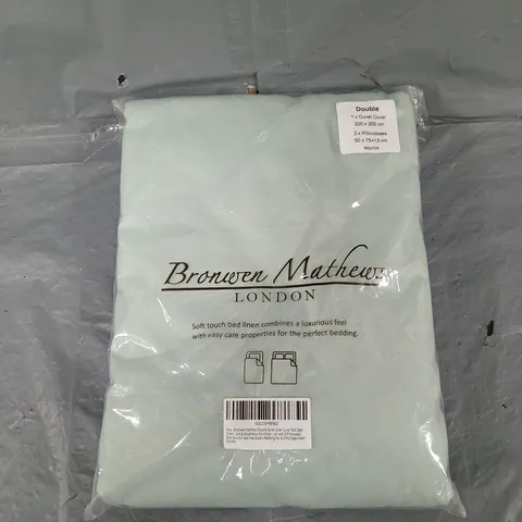 SEALED BRONWEN MATHEWS LONDON DOUBLE DUVET SET 