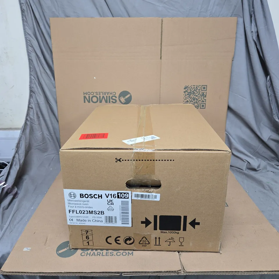 BOSCH MICROWAVE OVEN FFL023MS2B – BLACK, COUNTERTOP BOXED