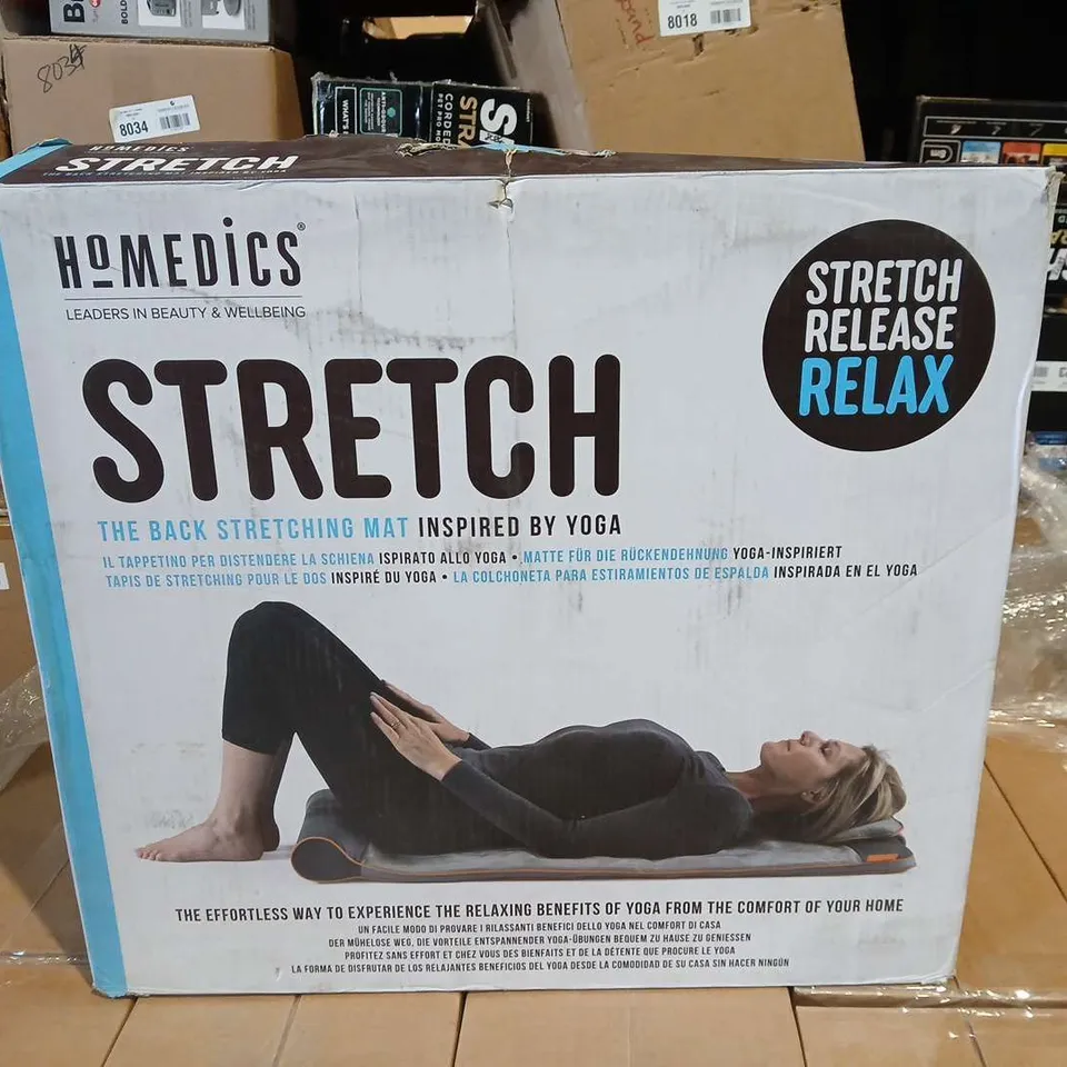 BOXED HOMEDICS STRETCH THE BACK STREATCHING MAT