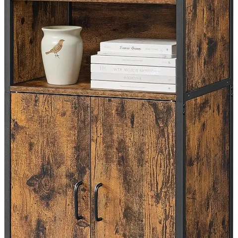 BOXED VASAGLE FREESTANDING STORAGE CABINET