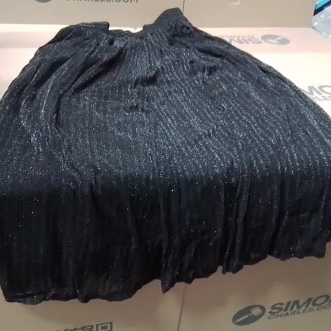 BOXED BRAND NEW APPROXIMATELY 15 JD WILLIAMS GLITTER MAXIMUM SKIRT BLACK SIZE 16