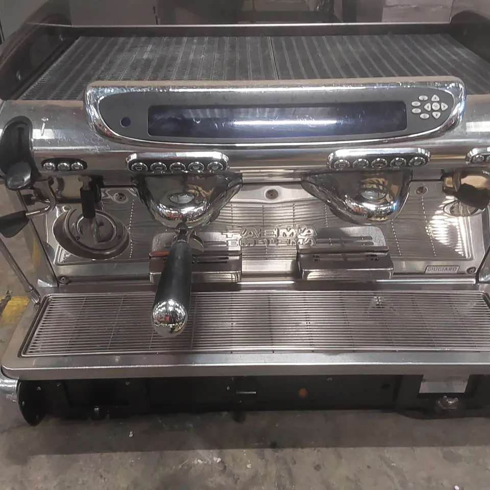 FAEMA EMBLEMA COMMERCIAL 2 GROUP COFFEE MACHINE