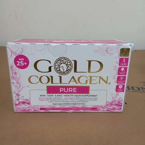GOLD COLLAGEN PURE FOOD SUPPLEMENT 10 X 50ML BOTTLES