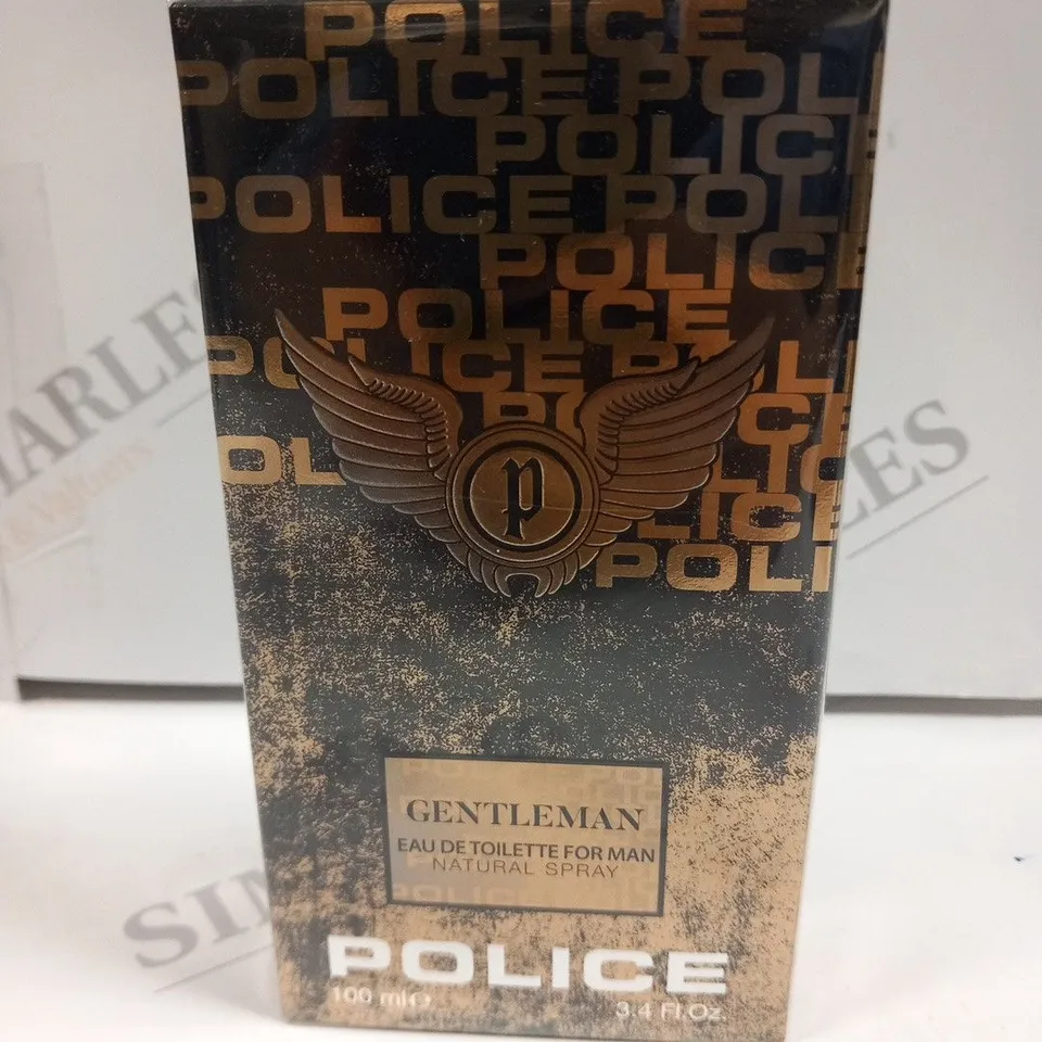BOXED AND SEALED POLICE GENTLEMAN EAU DE TOILETTE FOR MAN 100ML