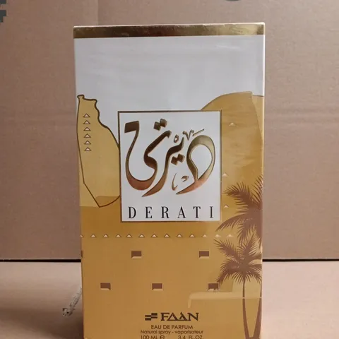 BOX OF APPROX 10 BOXED DERATI EAU DE PARFUM 100 ML 