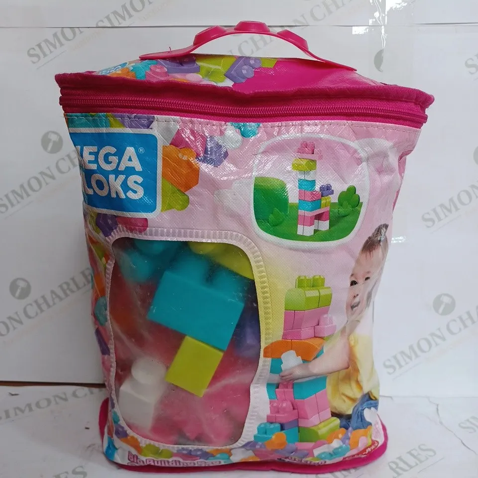 MEGA BLOCKS FIRST BUILDERS 60 PEICE BUILDING BLOCKS