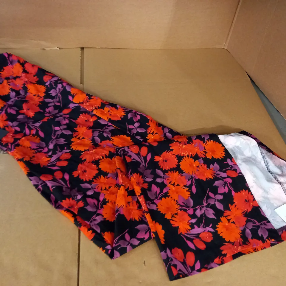 VESPER 24/7 FLORAL PRINT ONE SHOULDER DRESS - 6