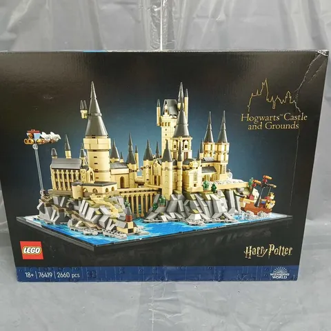 BOXED LEGO HARRY POTTER HOGWARTS CASTLE AND GROUNDS 76419