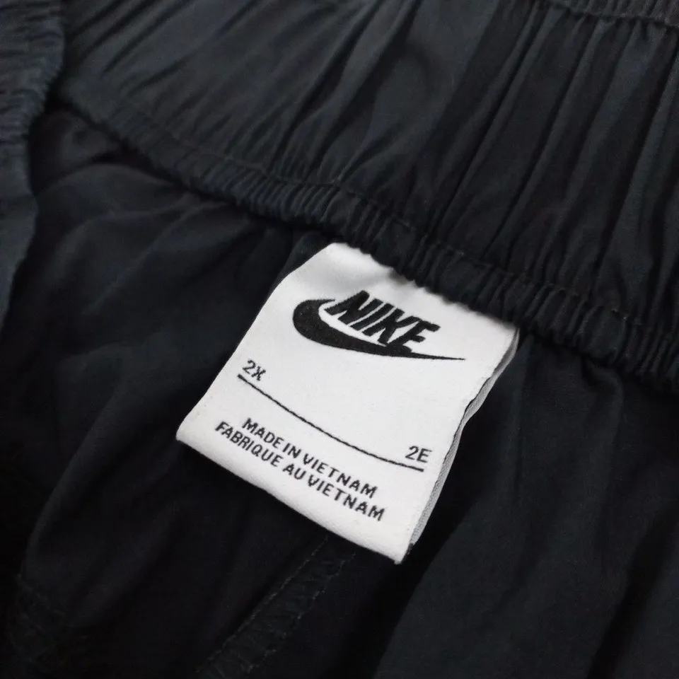 NIKE BLACK ATHLETIC TROUSERS (PANTS) – ELASTICATED WAIST, NIKE SWOOSH