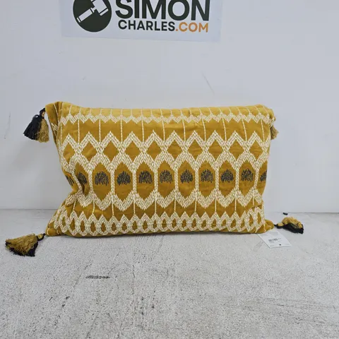 JOHN LEWIS & PARTNERS TEXTILES CUSHION – YELLOW, 40×60 CM