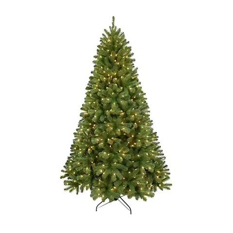 BOXED 6FT PRE LIT LED PREMIUM FESTIVE CHRISTMAS TREE (1 BOX)
