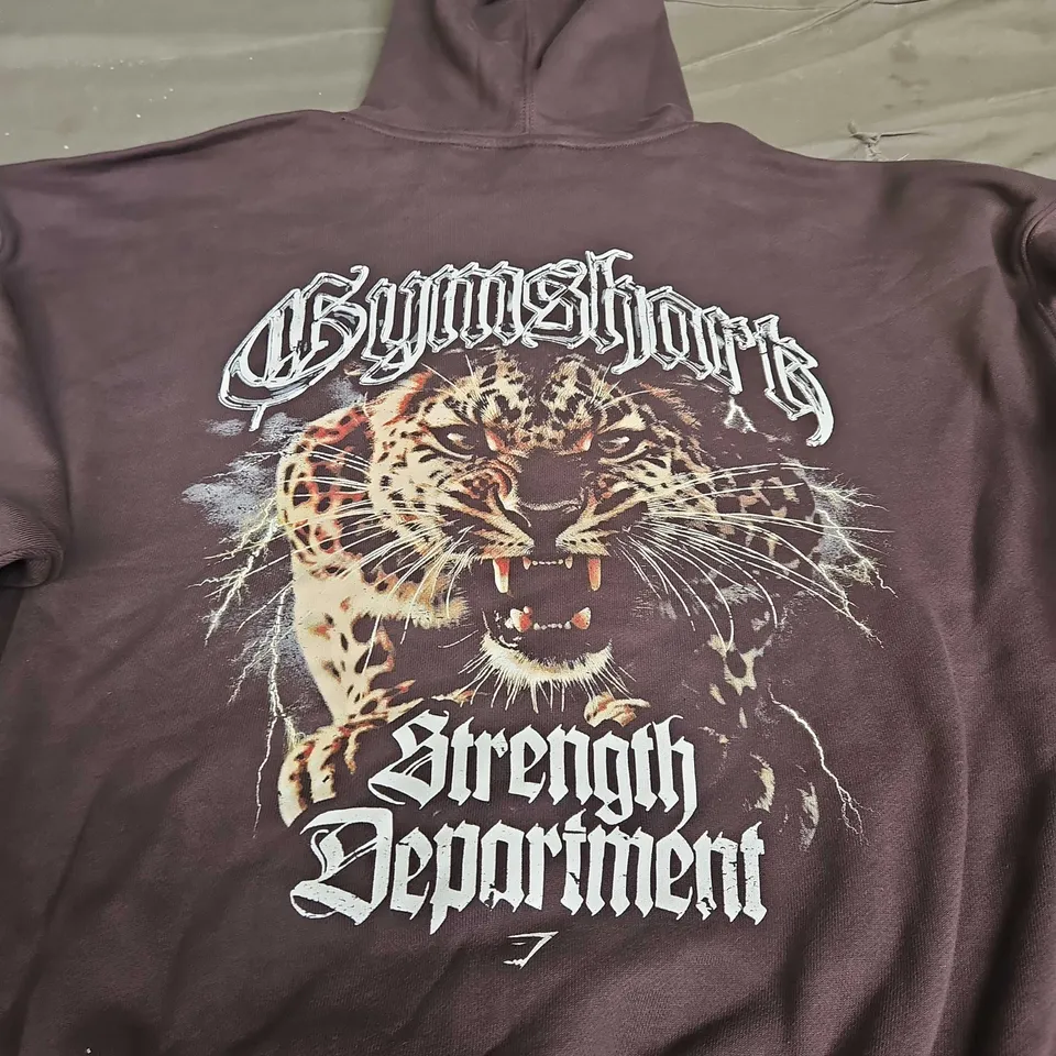 GYMSHARK STRENGHT DEPARTMENT HOODIE - SIZE M