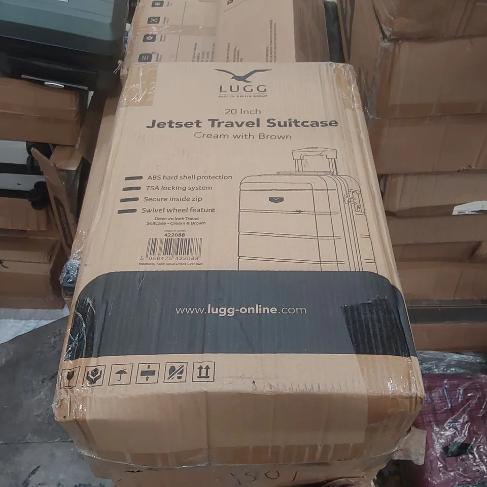 BOXED LUGG LIGHTWEIGHT TRAVEL SUITCASE 
