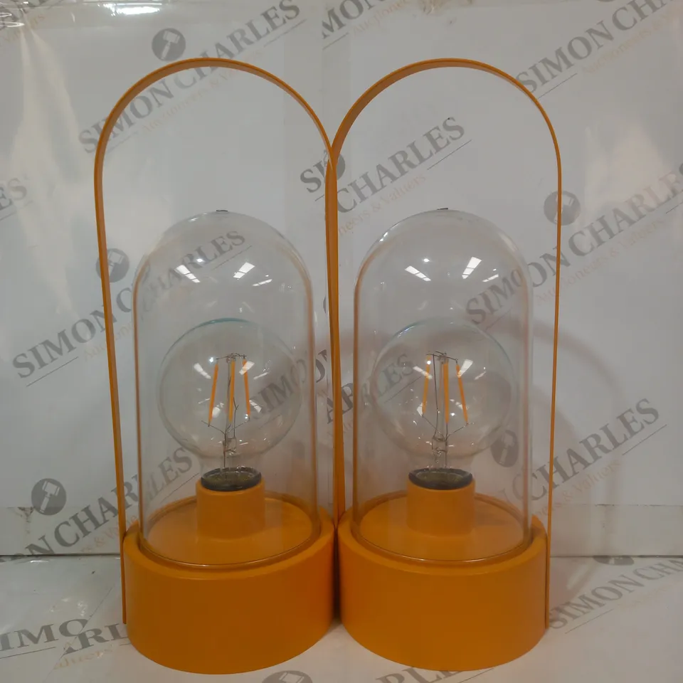 BOXED BUNDLEBERRY BY AMANDA HOLDEN SET OF 2 INDOOR OUTDOOR LANTERNS - GREEN