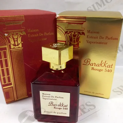 BOXED MAISON EXTRAIT DE PARFUM VAPORISATEUR BARAKKAT ROUGE 540 EXTRAIT DE PARFUM 100ML