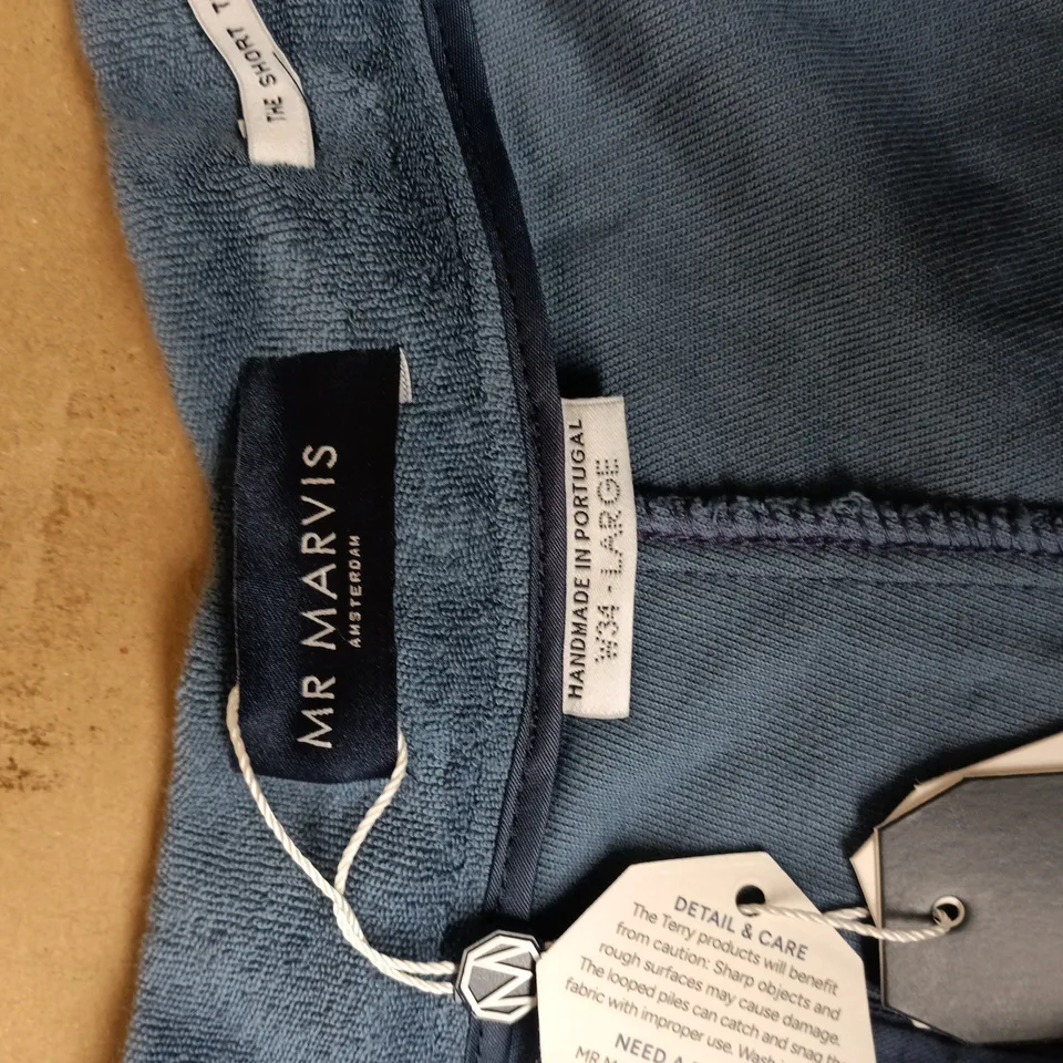 MR MARVIS THE SHORT TERRIES SHORTS – KINGFISHERS, UK 34 (W34)