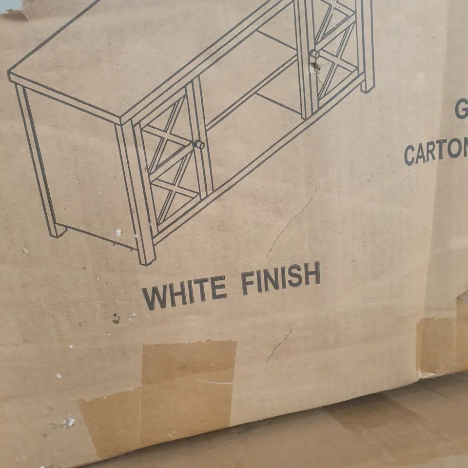 BOXED TV STAND FOR TV'S UP TO 55" (1 BOX)