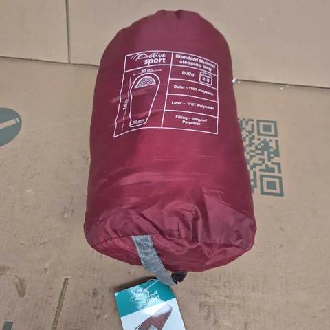 ACTIVE SPORT STANDARD MUMMY SHAPE SLEEPING BAG 