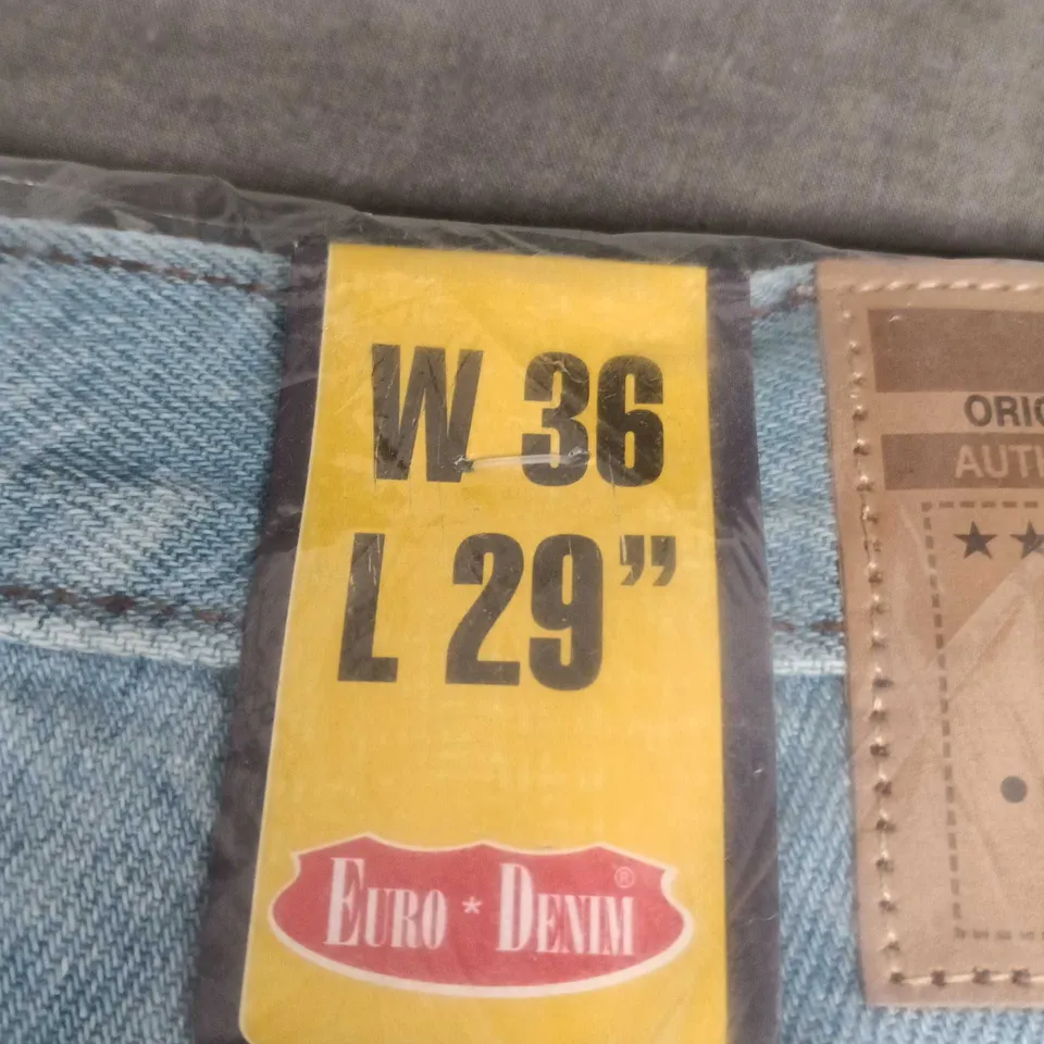 EURO DENIM JEANS – REGULAR FIT, UK 36 (W36/L29)