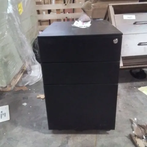 CARMELLA 3 DRAWER FILING CABINET BLACK