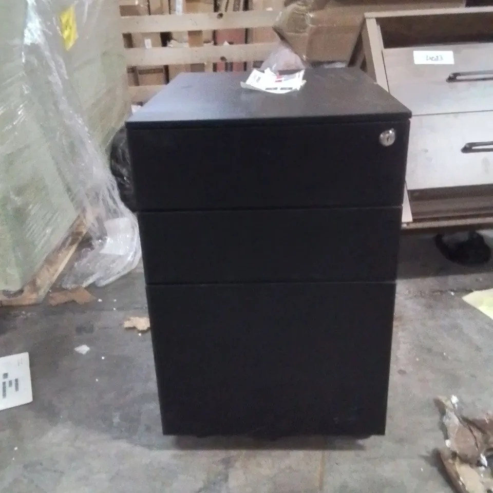 CARMELLA 3 DRAWER FILING CABINET BLACK