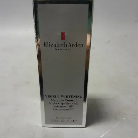 SEALED ELIZABETH ARDEN VISIBLE WHITENING MELANIN CONTROL NIGHT CAPSULES X 60