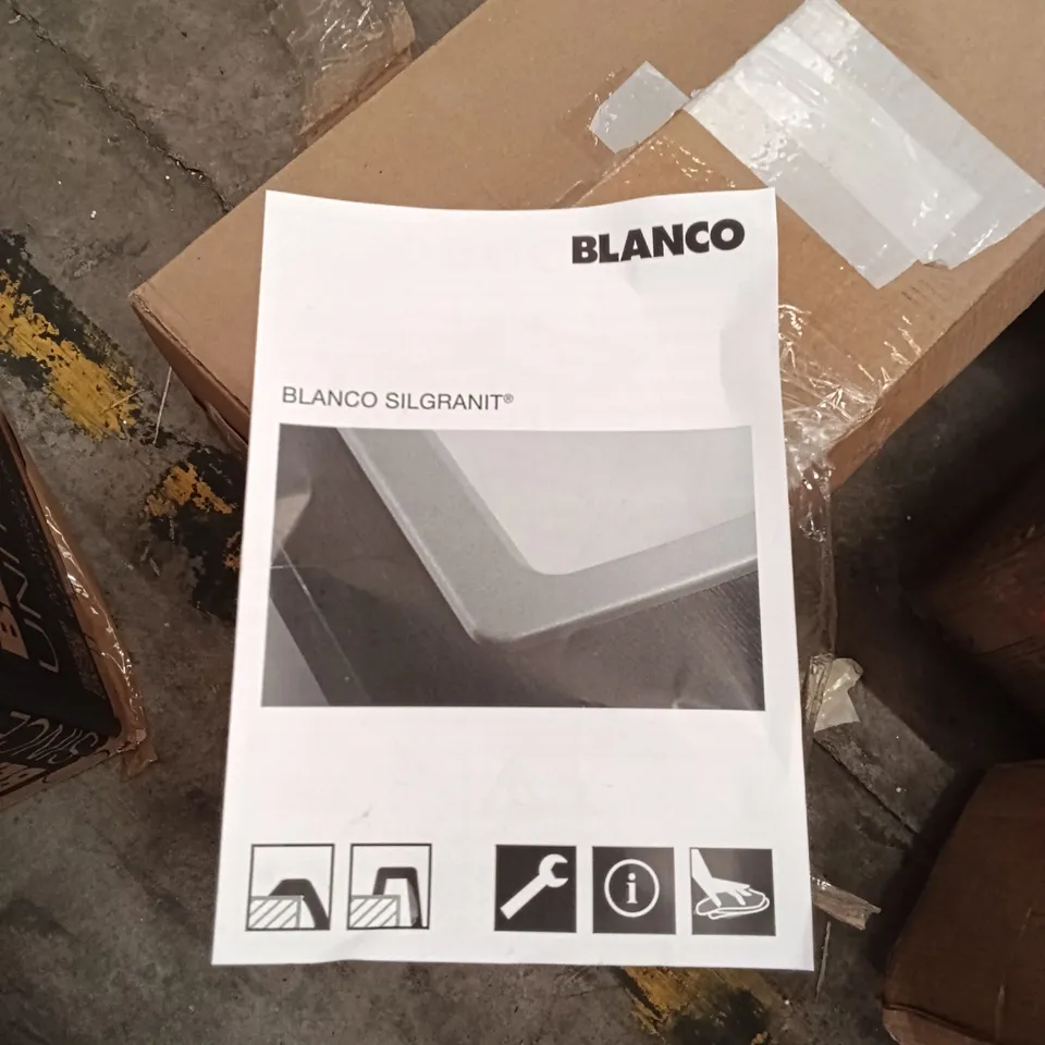 BOXED BLANCO SILGRANIT SINK/DRAINING BOARD (1 BOX)