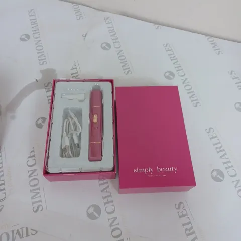 SIMPLY BEAUTY 2 IN 1 SUPER SMOOTH FACE & BROWS HAIR REMOVER, FUCHSIA
