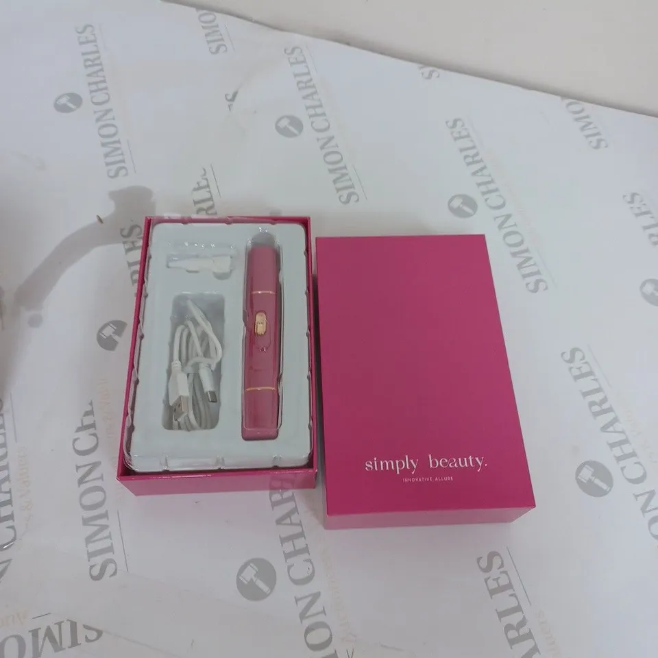 SIMPLY BEAUTY 2 IN 1 SUPER SMOOTH FACE & BROWS HAIR REMOVER, FUCHSIA
