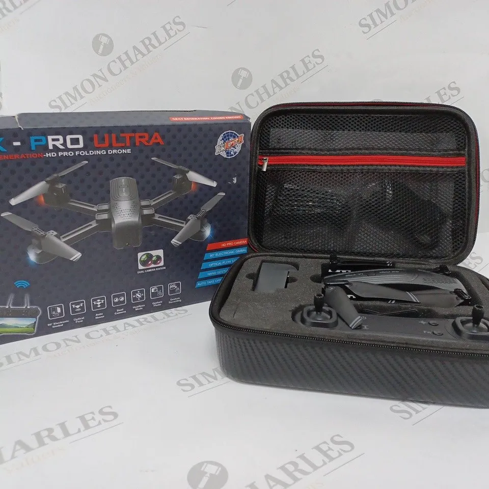 BOXED RDM GX-PRO ULTRA NEXT GENERATION HD PRO FOLDING DRONE 