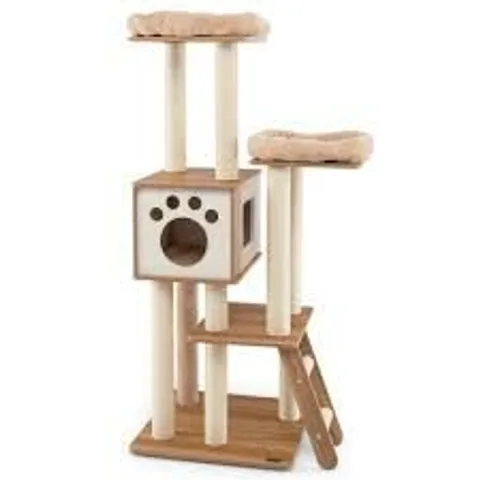 BOXED COSTWAY 157cm CAT TREE SCRATCHER - BEIGE