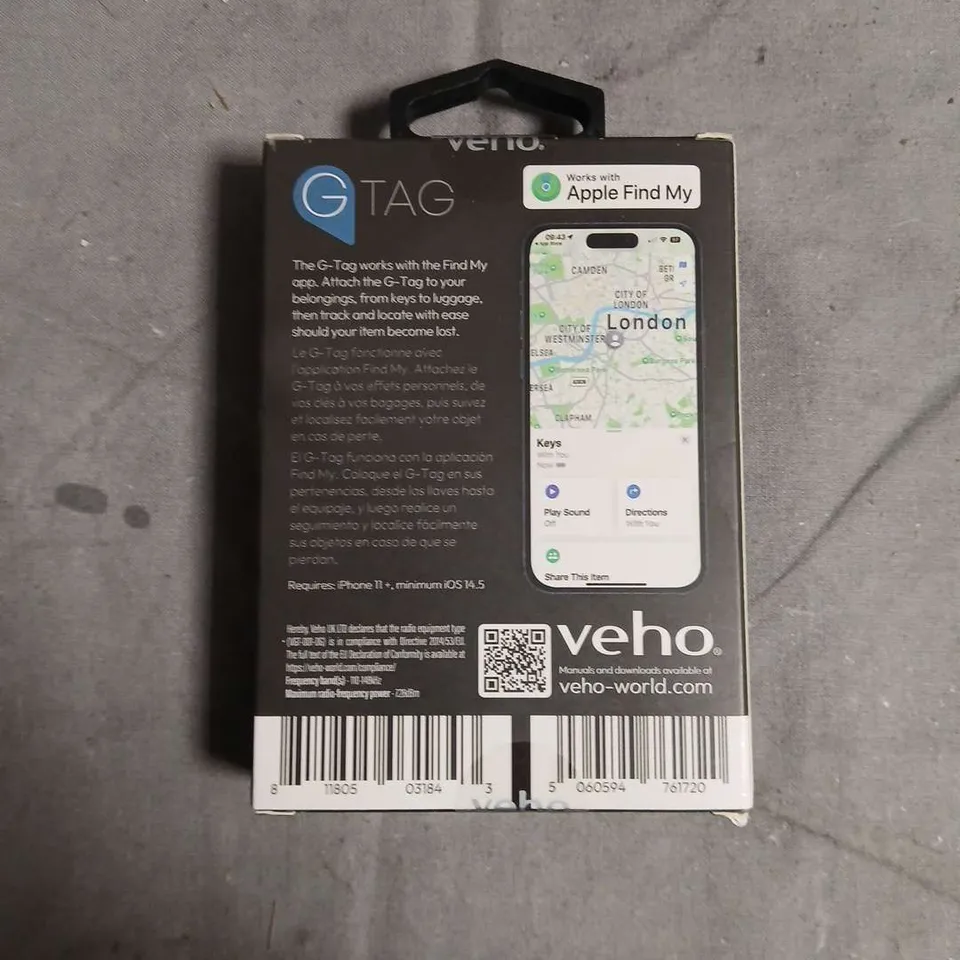SEALED VEHO GTAG GPS TRACKER & LOCATOR