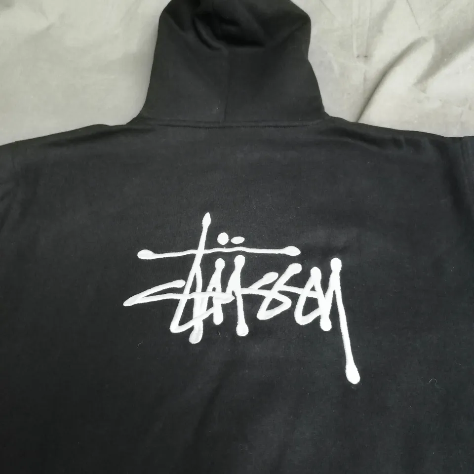 STÜSSY HOODIE – BLACK - LARGE 