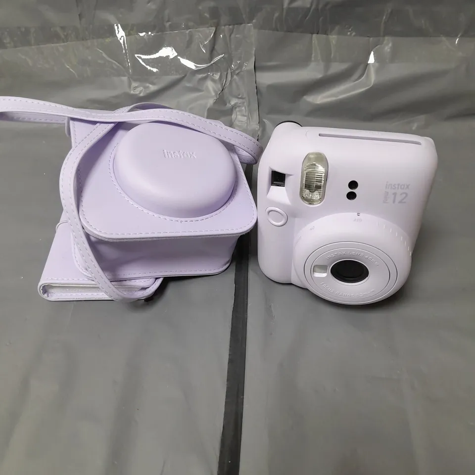 BOXED FUJIFILM INSTAX MINI 12 LILAC PURPLE BUNDLE RRP £129.99