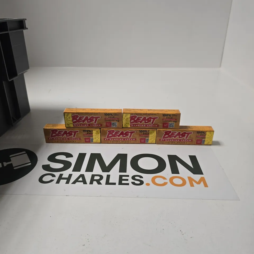 BEAST NUMBING CREAM – 5 X 10G BOXES, EXTERNAL USE, LIMITED EDITION