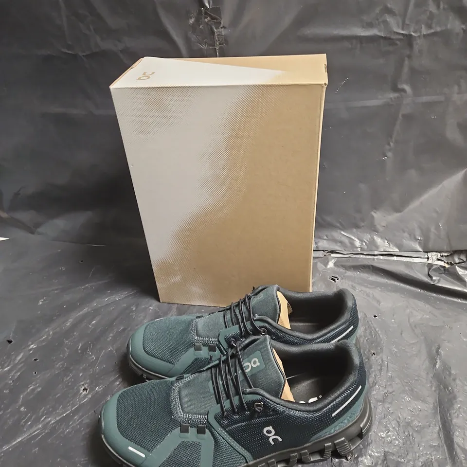 ON RUNNING CLOUD 6 SHOES – UK 8, EVERGREEN/BLACK (US 8.5, EU 42)