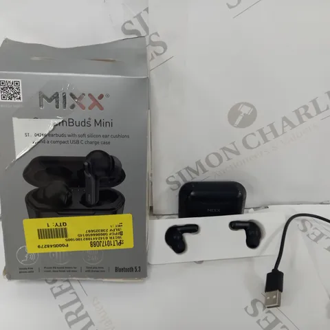 BOXED MIXX STREAMBUDS MINI TRUE WIRELESS EARBUDS