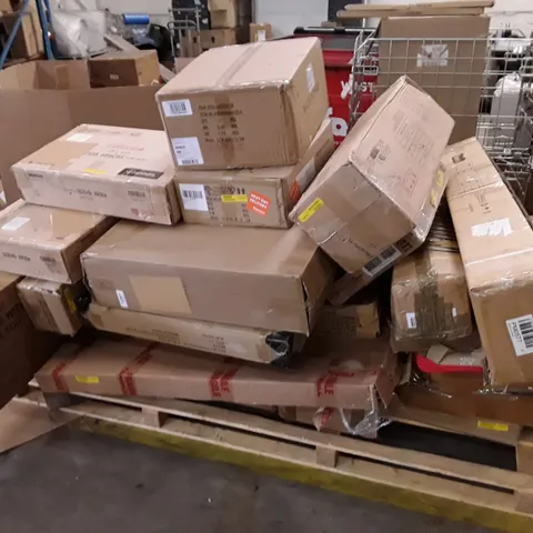 PALLET CONTAINING ASSORTED FLATPACK FURNITURE PARTS 