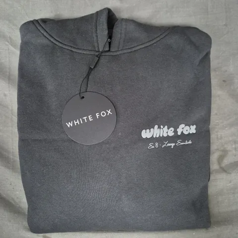 WHITE FOX ERA 8 OVERSIZED HOODIE IN FOSSIL SIZE S/M