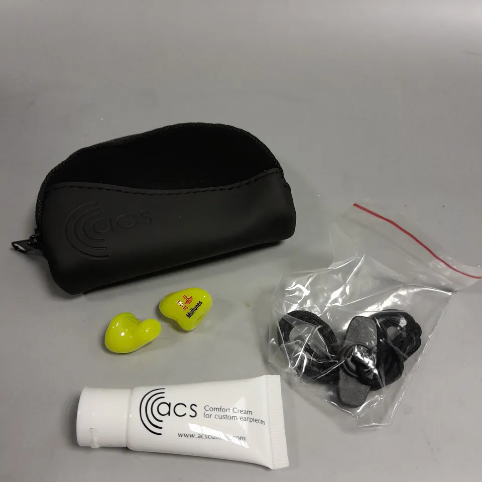 BOXED ACS PRO CUSTOM REUSABLE HEARING PROTECTORS 