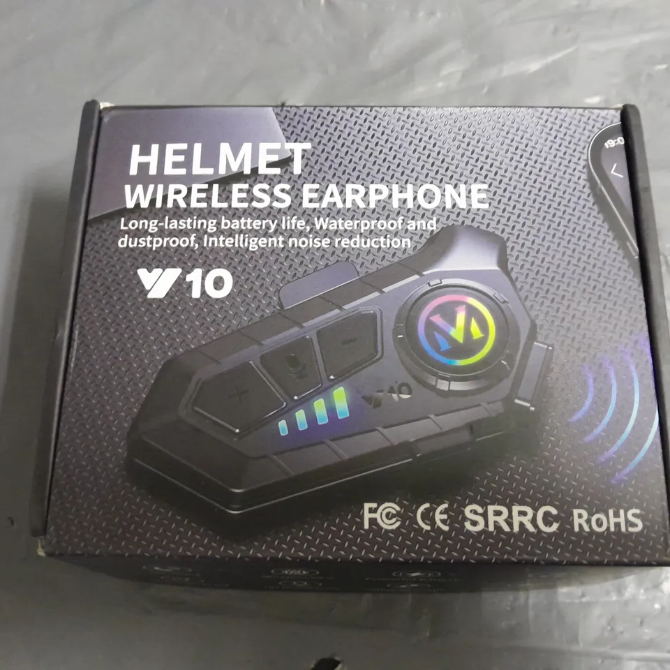 HELMET WIRELESS EARPHONE