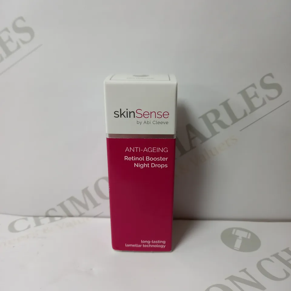 SKINSENSE BY ABI CLEEVE ANTI-AGEING RETINOL BOOSTER NIGHT DROPS 15ML BN
