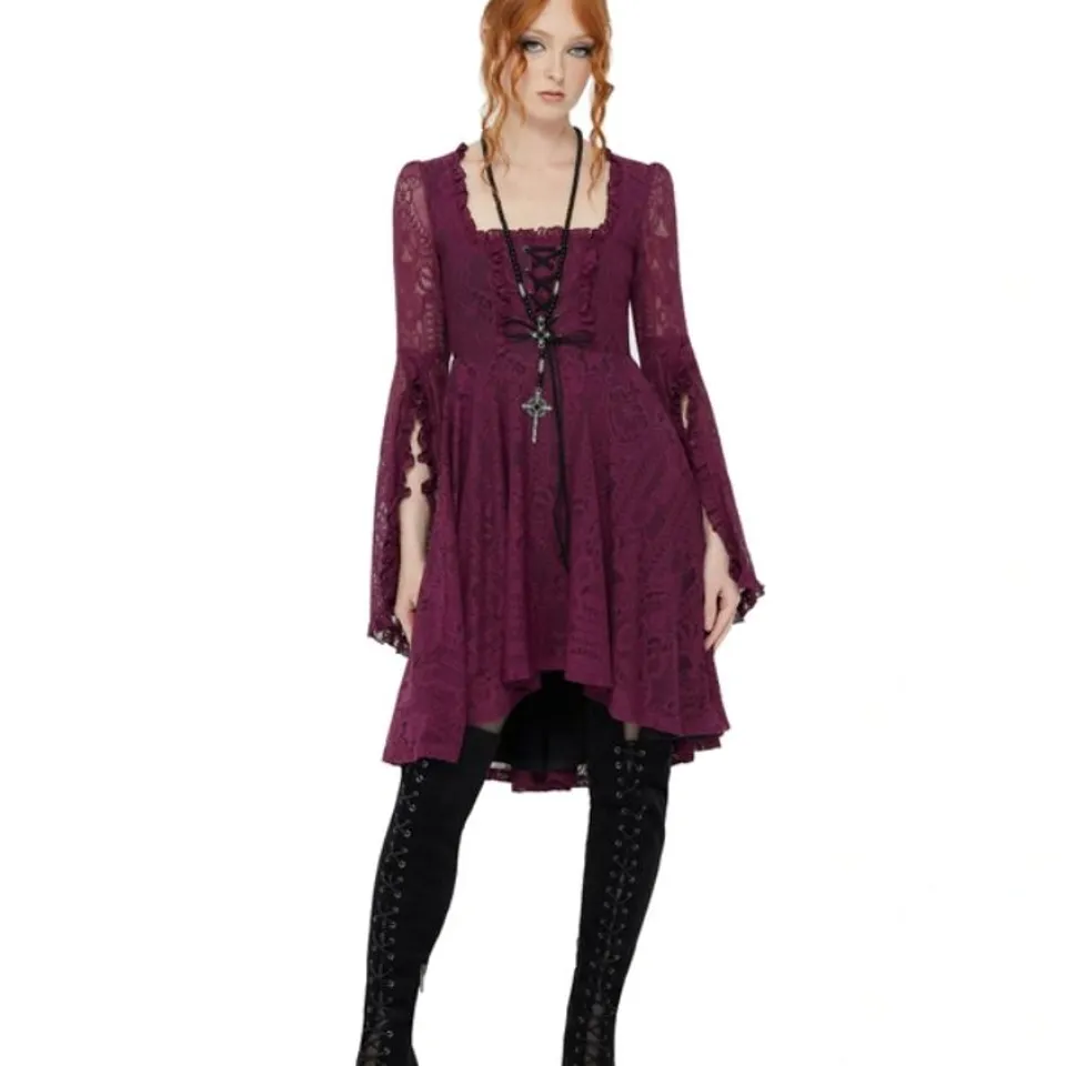 FIVE BRAND NEW KILLSTAR - KILLING KISSES - PLUM WOMEN'S DRESS SIZE MAY VARY