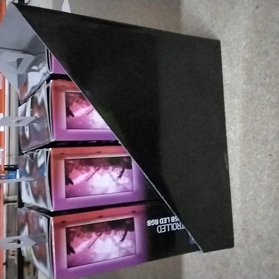 BOXED USB TV REMOTE CONTROLLED LED MOOD LIGHT X4