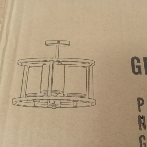 BOXED DESIGNER CEILING LIGHT (1 BOX)