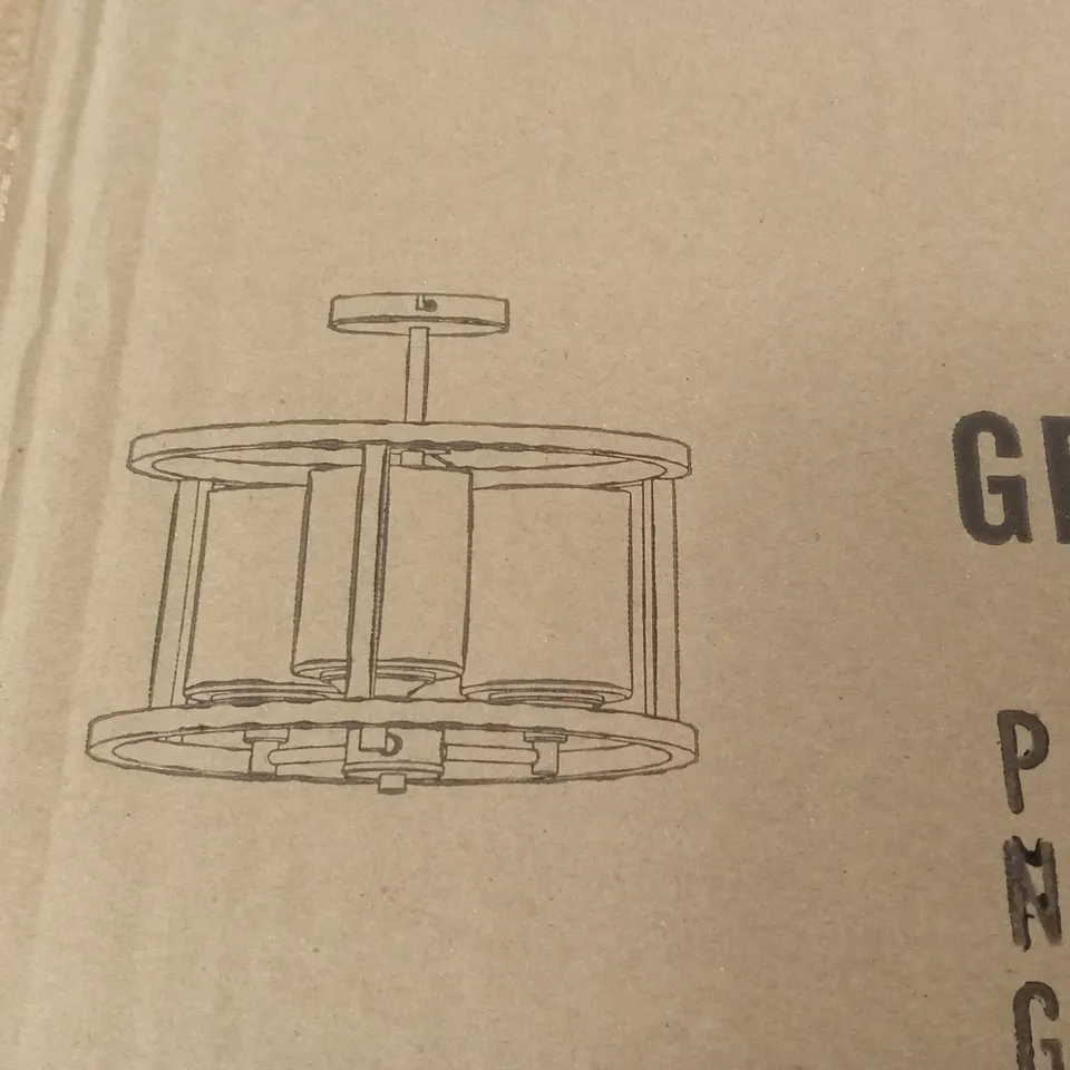 BOXED DESIGNER CEILING LIGHT (1 BOX)