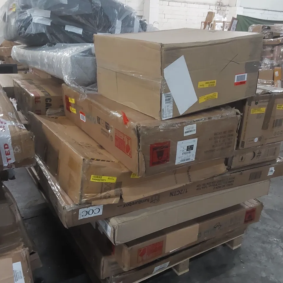 PALLET CONTAINING A VERY LARGE QUANTITY OF ASSORTED FURNITURE PARTS ECT