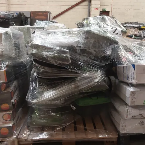 PALLET CONTAINING A LARGE QUANTITY OF ASSORTED UNCHECKED LAWN MOWERS