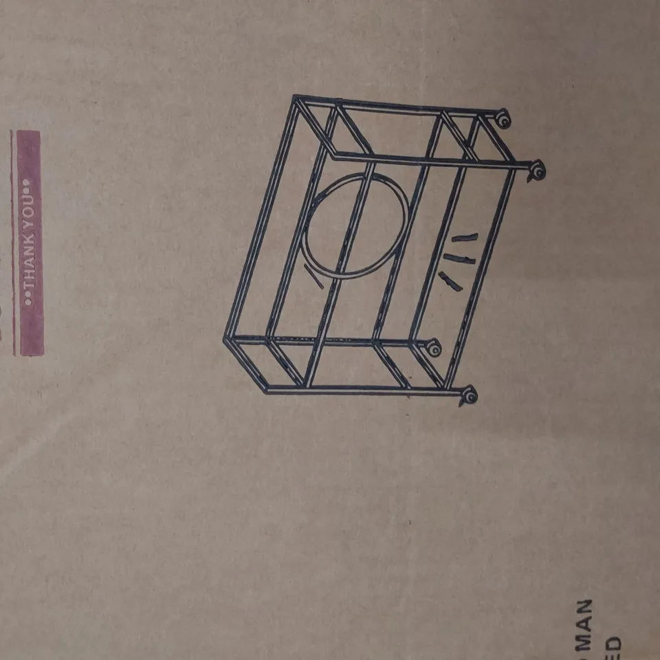 BOXED GATSBY DRINKS TROLLEY GOLD FINISH 