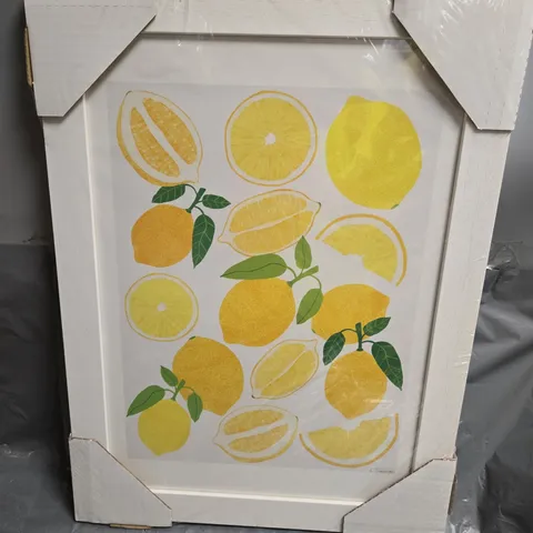 L. SIMPSON LEMON PRINT – FRAMED STILL LIFE